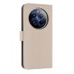 Realme 12+ 5G/12 4G/P1 Metal Bow Leather Case with Strap (Apricot) - 3