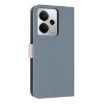Realme 14 5G/P3 5G Light Blue Leather Phone Case with Hand Strap - 3