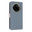 Realme 14 Pro+ 5G Light Blue Leather Phone Case with Hand Strap - 3