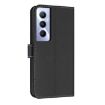 Realme C65 4G Global Leather Phone Case with Hand Strap - Black - 3