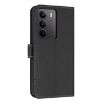 Realme C75 4G Global/P3x Leather Phone Case with Hand Strap - Black - 3