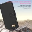 Realme C75 4G Global/P3x Leather Phone Case with Hand Strap - Black - 4