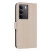 Realme C75 4G Global/P3x Leather Phone Case with Hand Strap - Apricot - 3