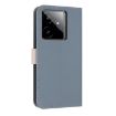 Realme GT7 5G Light Blue Leather Phone Case with Hand Strap - 3