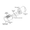 Smart Lock Cylinder 75+40mm - Fingerprint & Password for Office/Home - 8