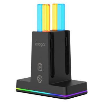 iPega Vertical Charging Station for Nintendo Switch & 2 Joy-Pads - Black - 1