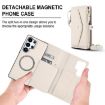 Samsung Galaxy S25 Ultra 5G Wallet Leather Phone Case with Lanyard White - 2
