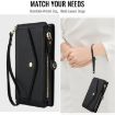 Samsung Galaxy S25 Ultra 5G Wallet Leather Phone Case with Lanyard - 8
