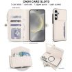 Samsung Galaxy S24+ 5G Wallet Leather Phone Case with Lanyard - White - 4
