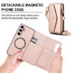 Samsung Galaxy S24 5G Wallet Leather Phone Case with Lanyard - Rose Gold - 2