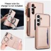 Samsung Galaxy S24 5G Wallet Leather Phone Case with Lanyard - Rose Gold - 3