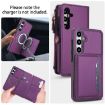Samsung Galaxy S24 5G Wallet Leather Phone Case with Lanyard, Purple - 3
