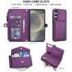 Samsung Galaxy S24 FE 5G Wallet Leather Phone Case with Lanyard - 4