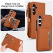 Samsung Galaxy S24 FE 5G Wallet Leather Phone Case with Lanyard Brown - 3