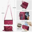 Samsung Galaxy S23 Ultra 5G Red Leather Wallet Case with Lanyard - 7