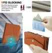 Samsung Galaxy S23 Ultra 5G Wallet Leather Case with Lanyard (Brown) - 5
