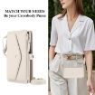 Samsung Galaxy S21 Ultra 5G Wallet Leather Phone Case with Lanyard White - 6
