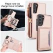 Samsung Galaxy S21 5G Wallet Case, Detachable Leather, Lanyard, Rose Gold - 3