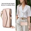 Samsung Galaxy S21 FE 5G Wallet Case, Detachable Leather, Rose Gold - 6