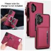 Samsung Galaxy A13 Wallet Case, Detachable Leather with Lanyard, Red - 3