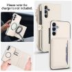 Samsung Galaxy A15 Wallet Case, Detachable Leather with Lanyard, White - 3