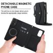 Samsung Galaxy A33 5G Wallet Detachable Leather Case with Lanyard (Black) - 2
