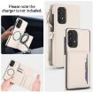 Samsung Galaxy A52 5G Wallet Detachable Leather Case with Lanyard White - 3