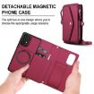 Samsung Galaxy A53 5G Red Leather Wallet Phone Case with Lanyard - 2