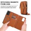 Samsung Galaxy A53 5G Wallet Detachable Leather Case with Lanyard Brown - 2