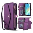 Samsung Galaxy A54 5G Wallet Case, Detachable Leather, Lanyard, Purple - 1