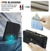 Samsung Galaxy A56 5G Wallet Leather Phone Case with Lanyard (Black) - 5