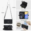 Samsung Galaxy A56 5G Wallet Leather Phone Case with Lanyard (Black) - 7