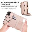 Samsung Galaxy A72 5G Wallet Case, Detachable Leather, Rose Gold - 2