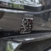 Gold Foil Carbon Fiber Trailer Hook Stickers for Corvette C8 2020+ (Red) - 4