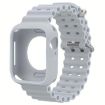 Apple Watch Series 10 46mm Grey Ocean Silicone Band & Case - 1