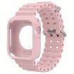 Apple Watch 44mm/45mm Pink Ocean Silicone Band & Case - 1