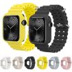 Apple Watch 44mm/45mm Pink Ocean Silicone Band & Case - 2