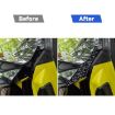 Gold Foil Carbon Fiber Rear Door Stickers for Corvette C8 2020+ (Blue) - 5