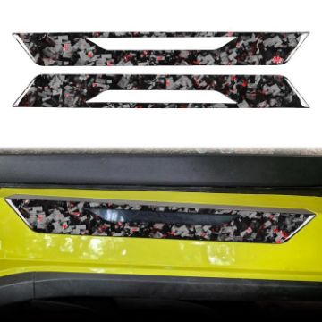 Gold Foil Carbon Fiber Car Stickers for Chevrolet Corvette C8 2020+ - 1