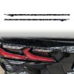 Gold Foil Carbon Fiber Taillight Stickers for Corvette C8 2020+, 2pcs Set - 1