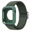 Apple Watch Series 10 46mm Nylon Band & Silicone Case - Army Green - 1
