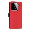 Xiaomi 15 Red Leather Phone Case with Metal Bow & Hand Strap - 3
