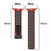 Apple Watch Band 42/41/40/38mm Magnetic Buckle Silicone Pink White - 7