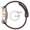 Apple Watch Band 42/41/40/38mm Magnetic Buckle Silicone Pink White - 9