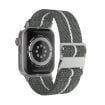 Dual-Color Nylon Watch Band for Apple Watch 46/49/45/44mm - Grey White - 3