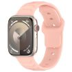 Apple Watch Band 42/41/40/38mm Vertical Grain Silicone Retro Rose - 1