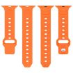 Apple Watch Band 42/41/40/38mm Vertical Grain Silicone Retro Rose - 7