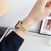 Gold Zinc Alloy Watch Band for Apple Watch 46/49/45/44mm Water Drop Design - 3