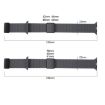 Apple Watch Band 46/49/45/44mm Magnetic Buckle Silicone Black - 6