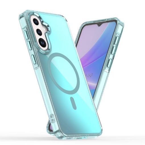 Samsung Galaxy A56 5G Blue Plating Gradient MagSafe Phone Case - 1